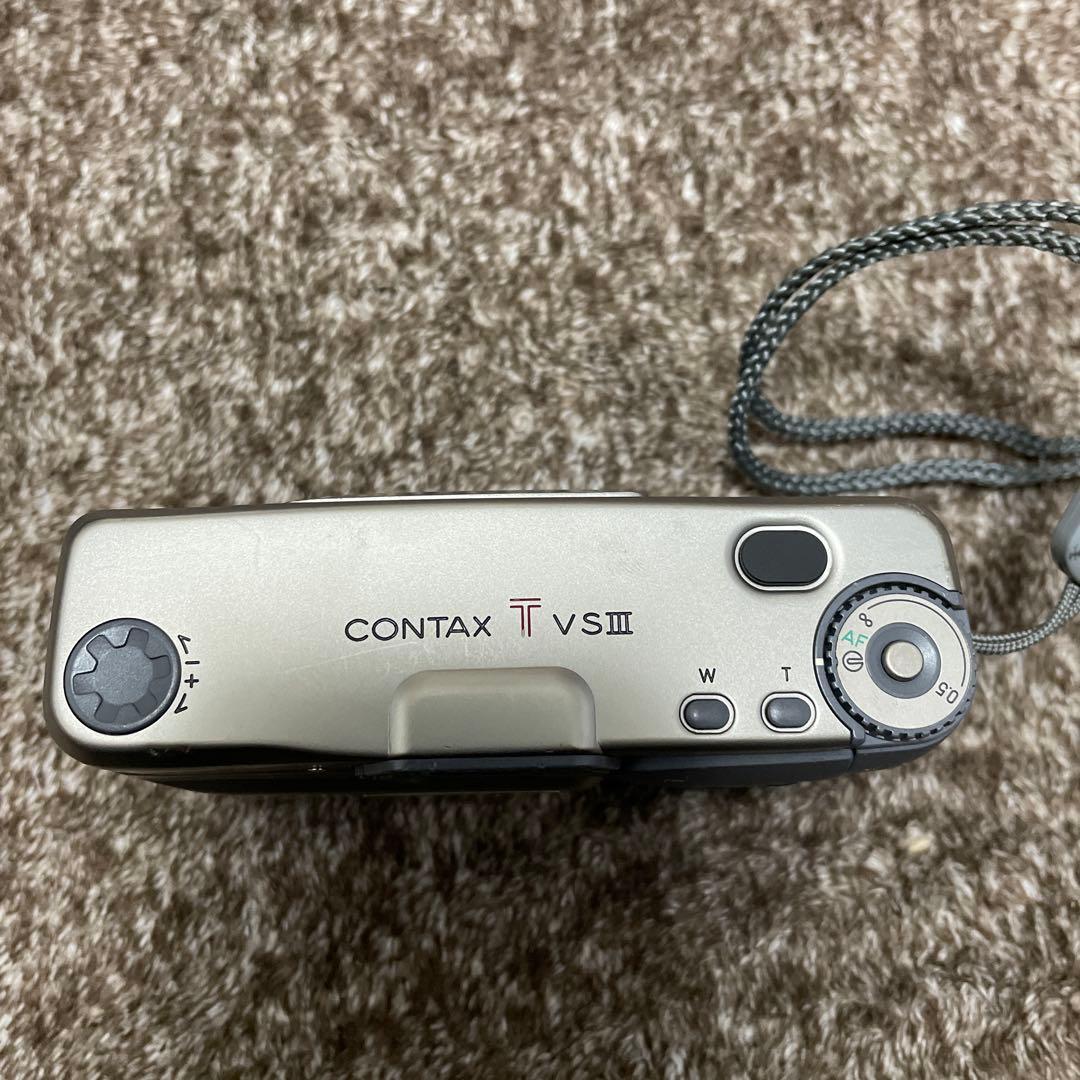 CONTAX T VS III シルバー　ゴム部分ベタつきあり