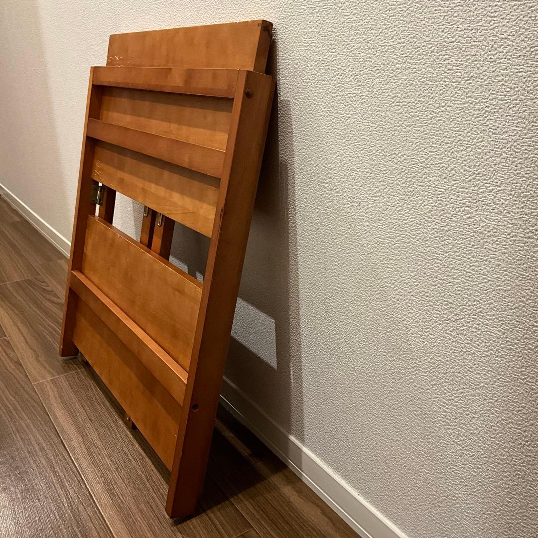 【本棚】折り畳み式　木製ラック　600×300×610（mm）