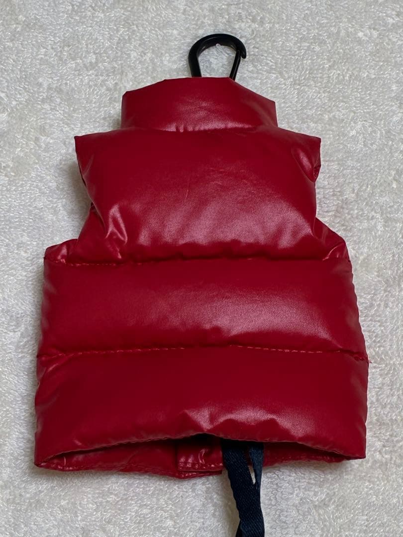 【新品】モンクレール　キーリング　ベスト　レッド