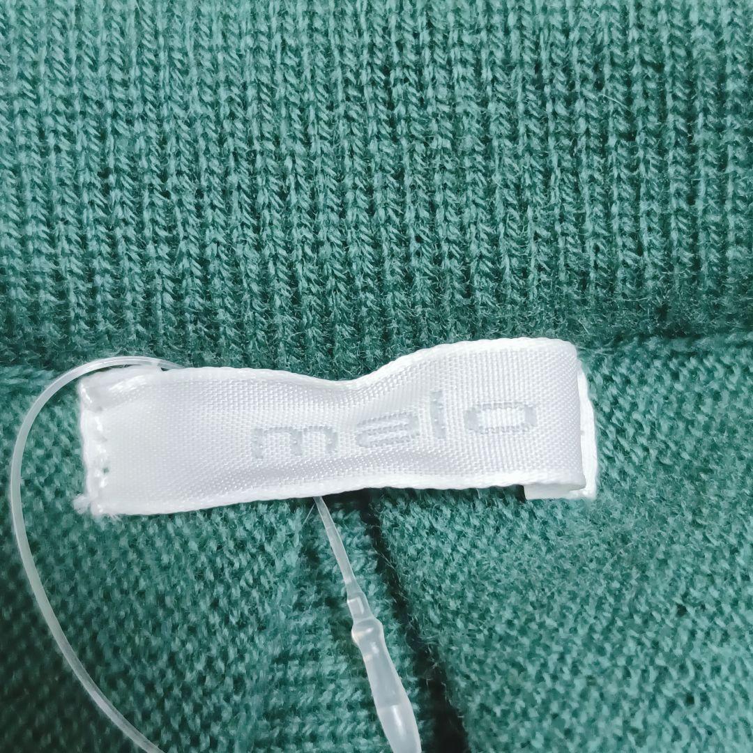 美品✨️MALO プリーツスカート 緑 40 カシミヤ100% 高級 防寒