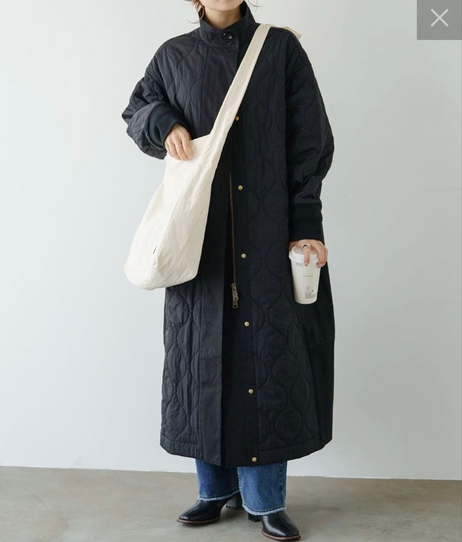 ＊ pual ce cin ＊ 異素材MIXモッズコート