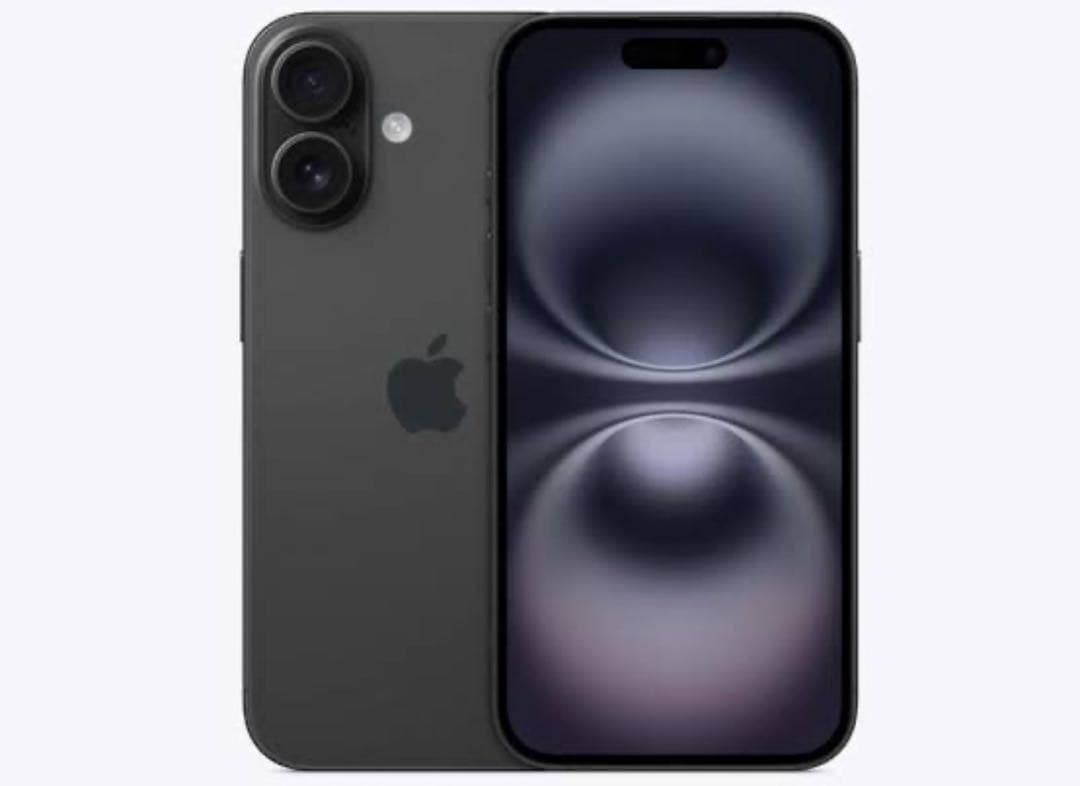 Apple iPhone 16ブラック本体