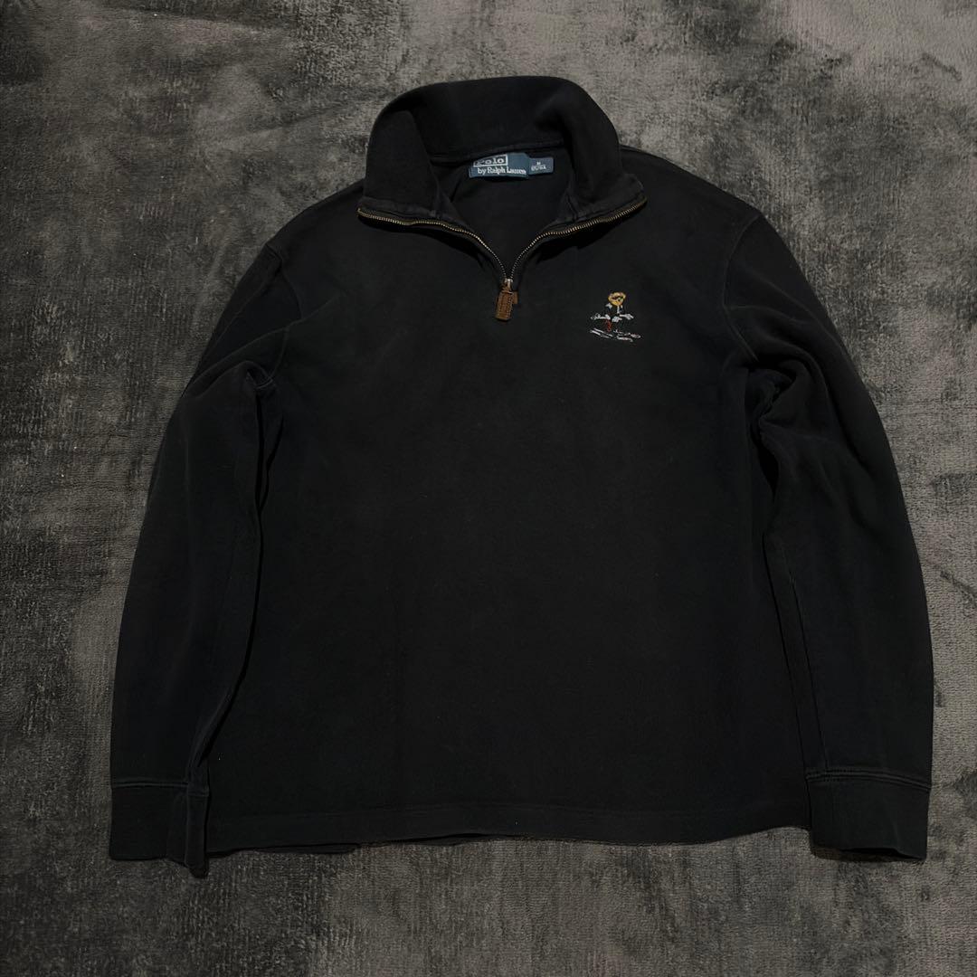 ポロベアーハーフジップスウェット ポロラルフローレン