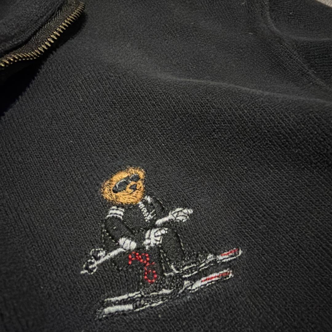 ポロベアーハーフジップスウェット ポロラルフローレン