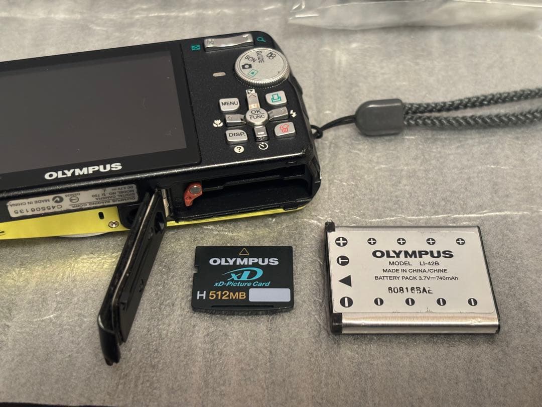 OLYMPUS μ750 デジカメ picture card付属 完動品