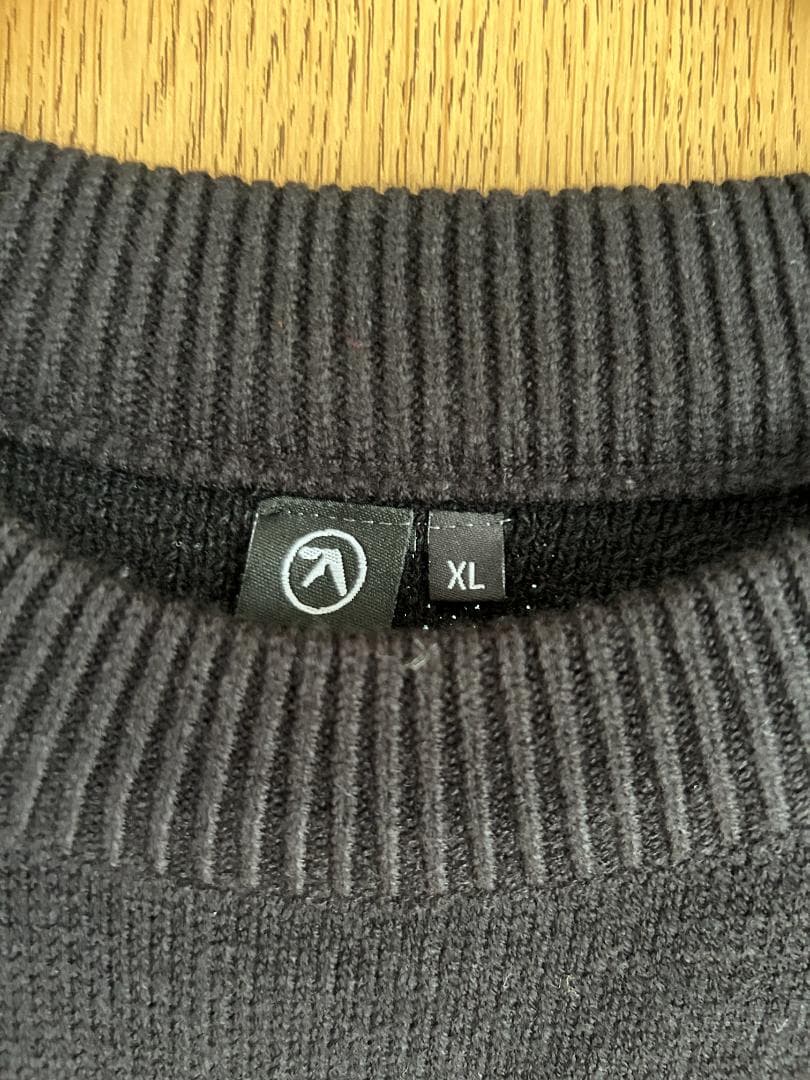 p*e様 エイフェックスツイン aphex twin ニット WARP 黒 XL