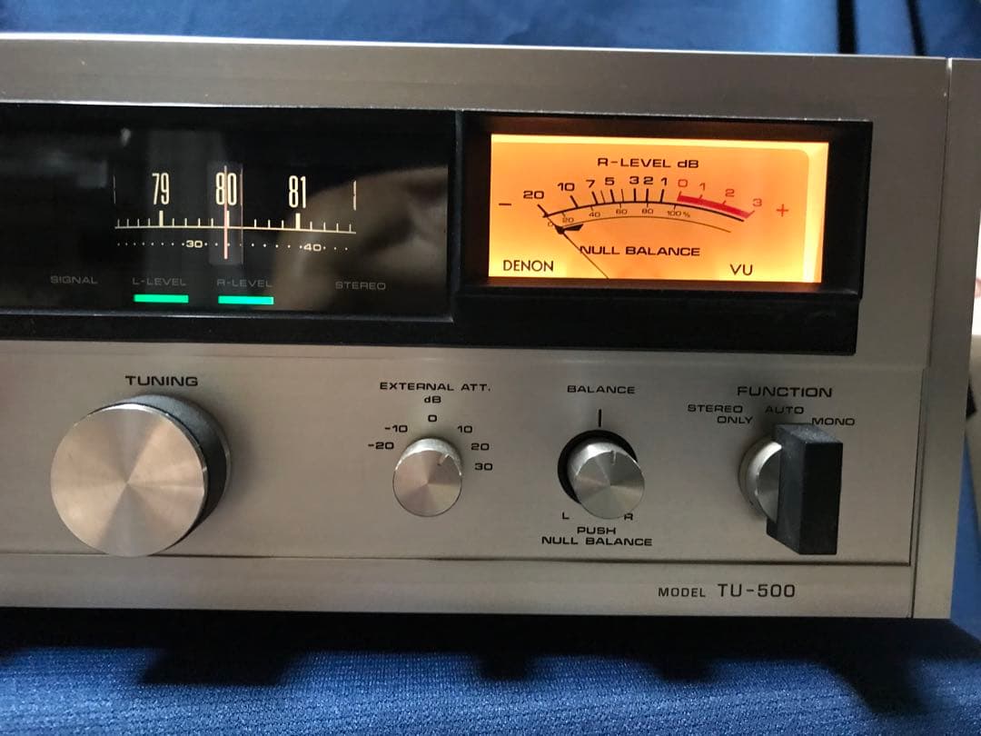 DENON TU-500 チューナー　大型メーター受信OK 絶好調