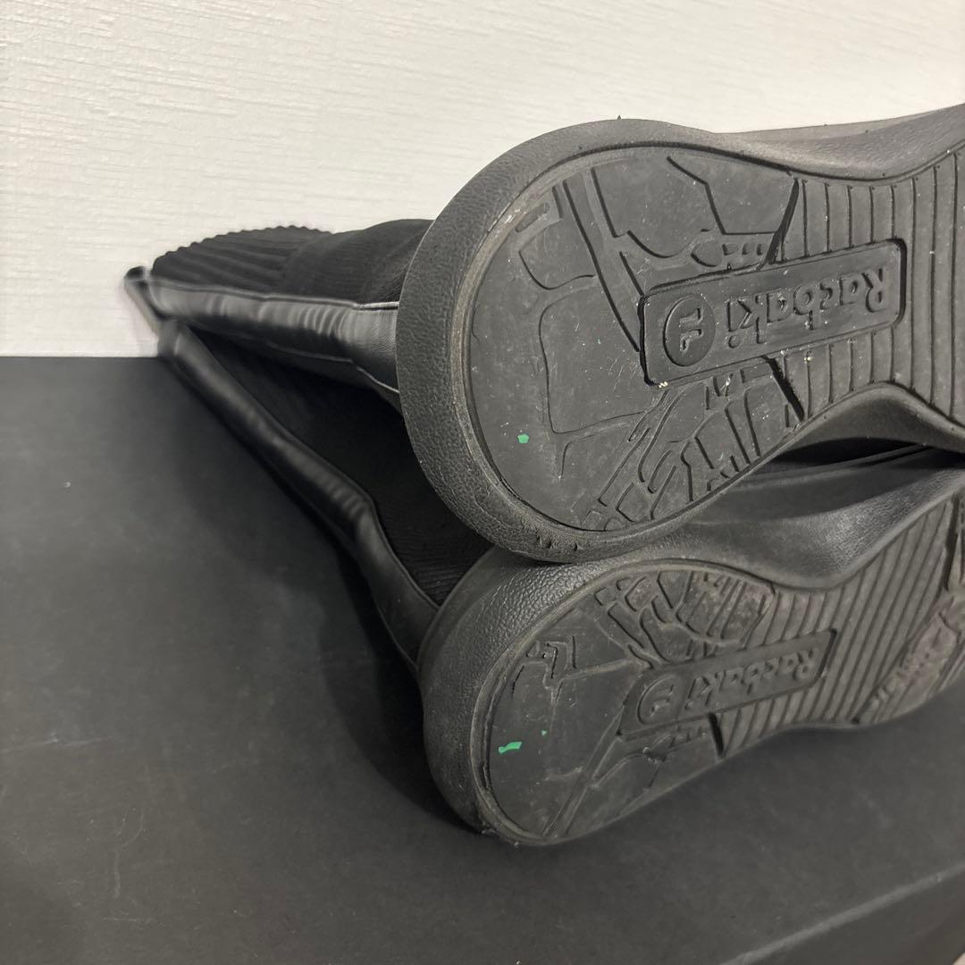 ラクバキ ニットブーツ ブラック