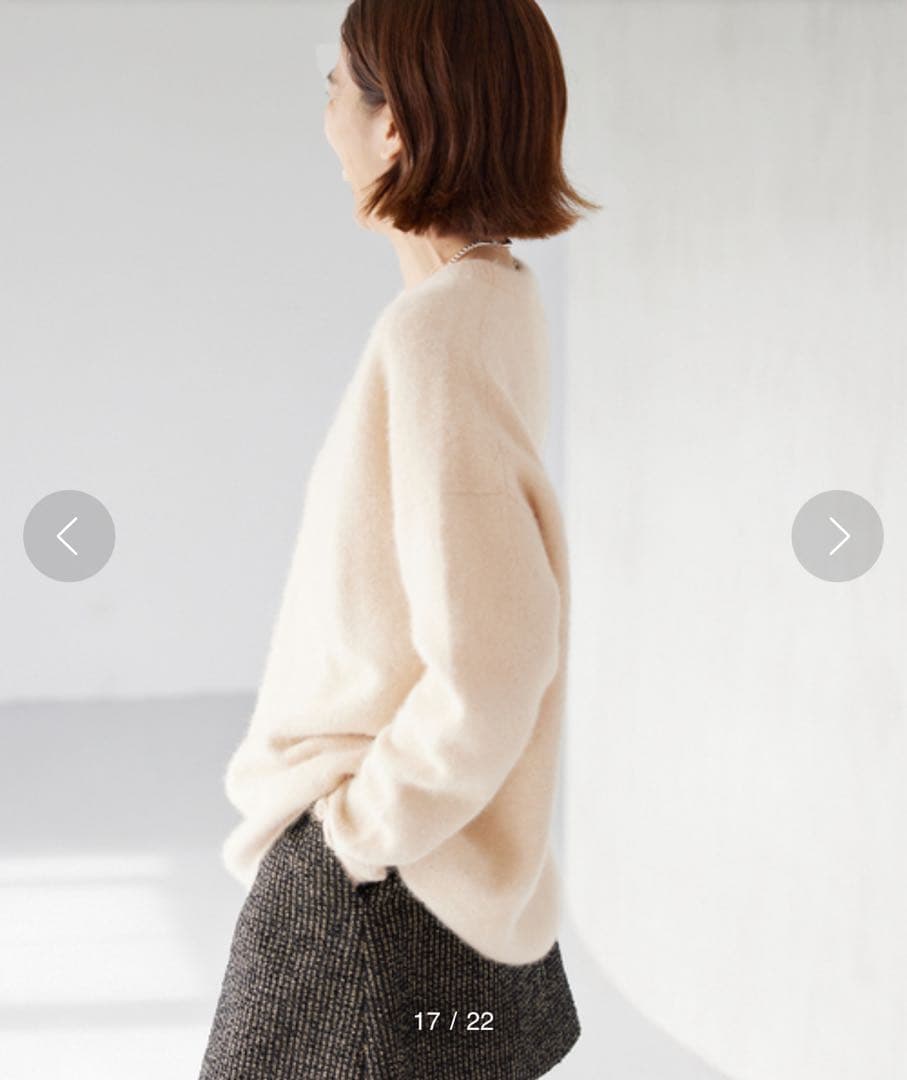 IENA fluffyファープルオーバー