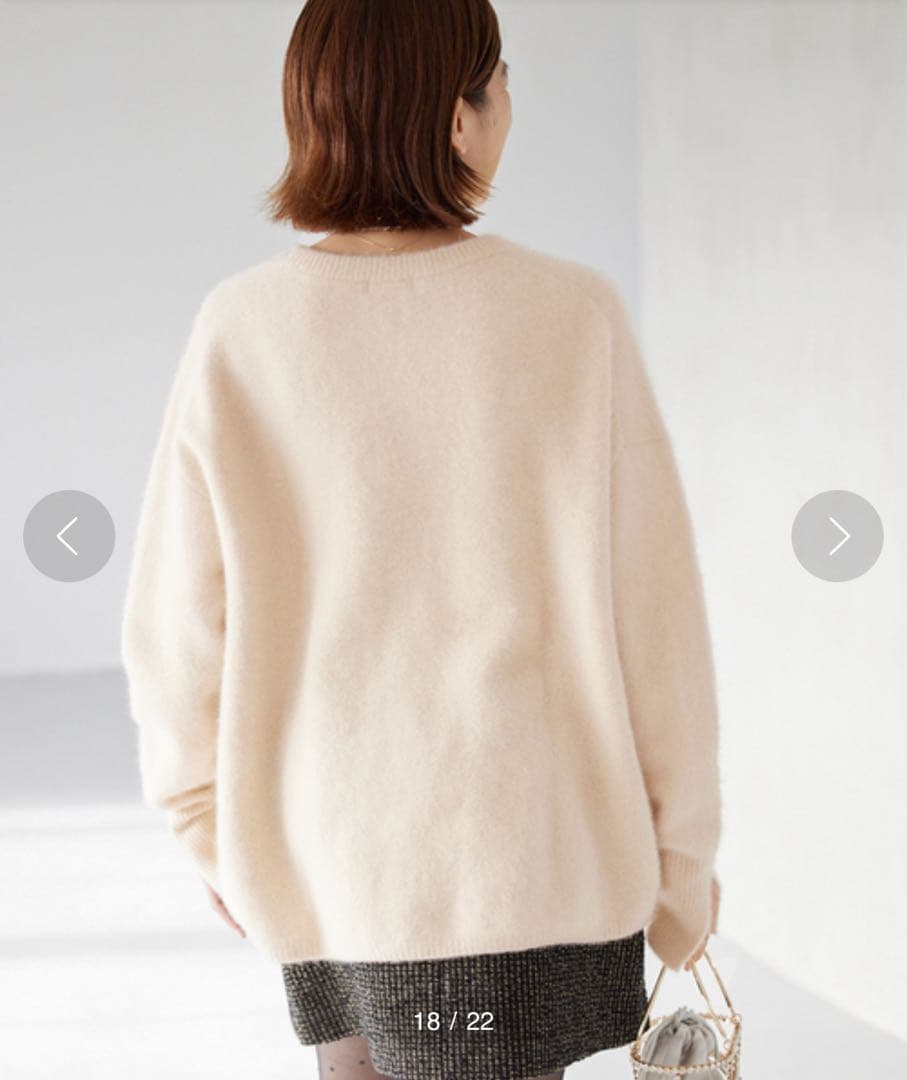 IENA fluffyファープルオーバー