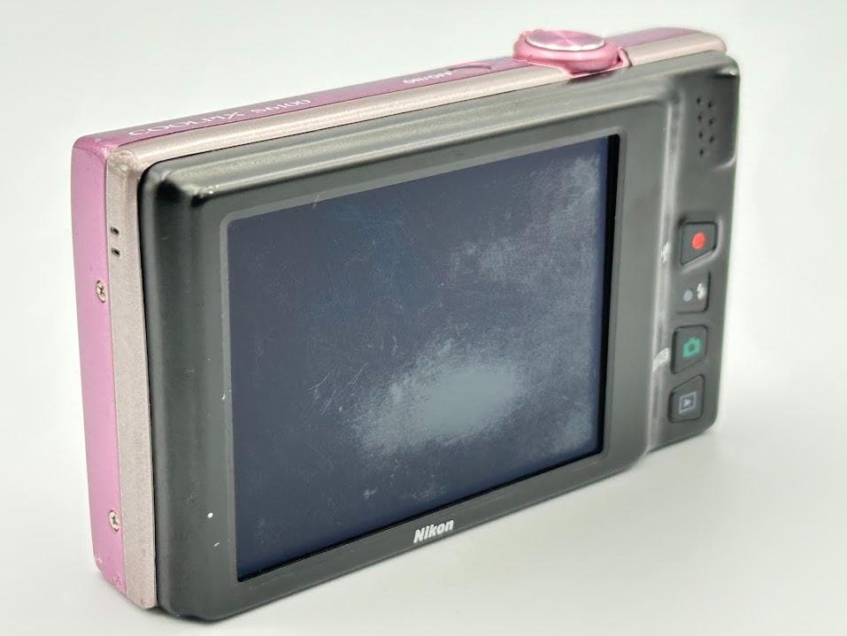 Nikon COOLPIX S6100 ピンク 動作品 バッテリー充電器付