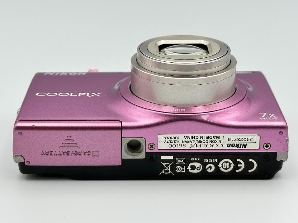 Nikon COOLPIX S6100 ピンク 動作品 バッテリー充電器付