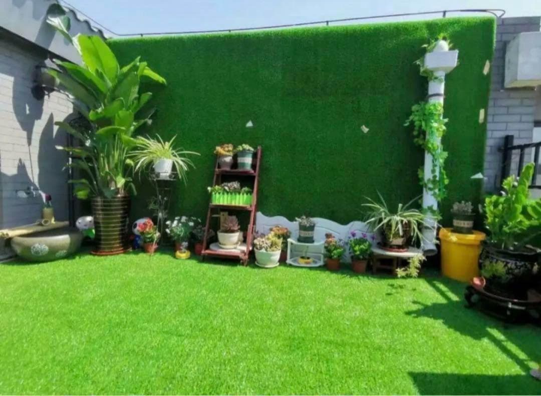 人工芝2m×10mロール17 庭 芝丈35mm芝生 密度2倍 高耐久固定ピン付