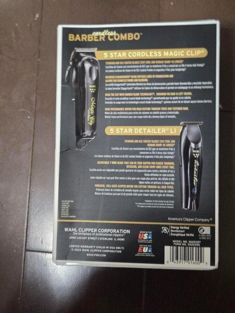 WAHL MagicClip&Detailerバリカンブラック@0@7x@p86