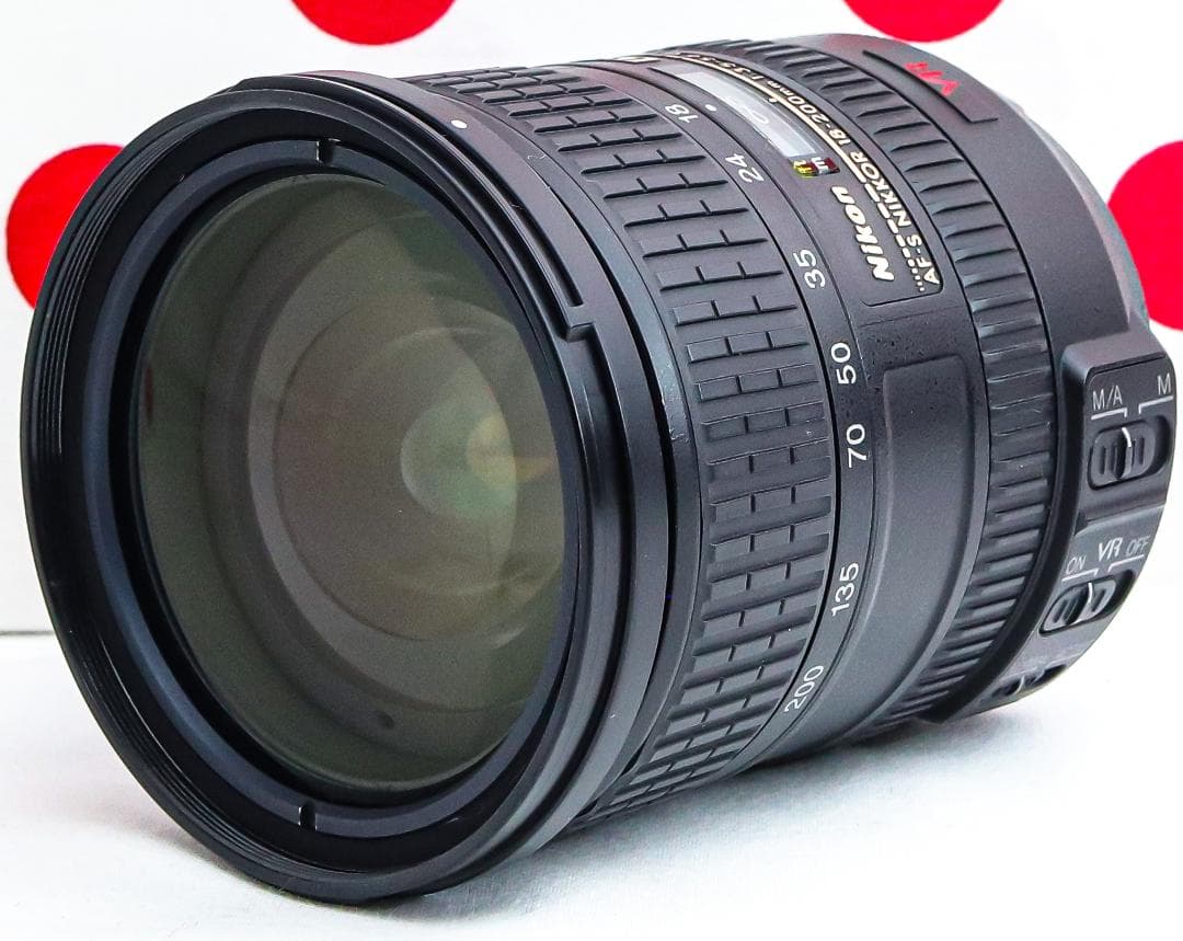 Nikon AF-S 18-200mm VR❤手振れ補正付❤高倍率ズームレンズ