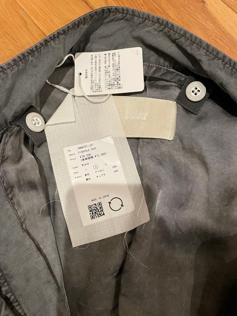 innat インアット　フィッシュテールコート