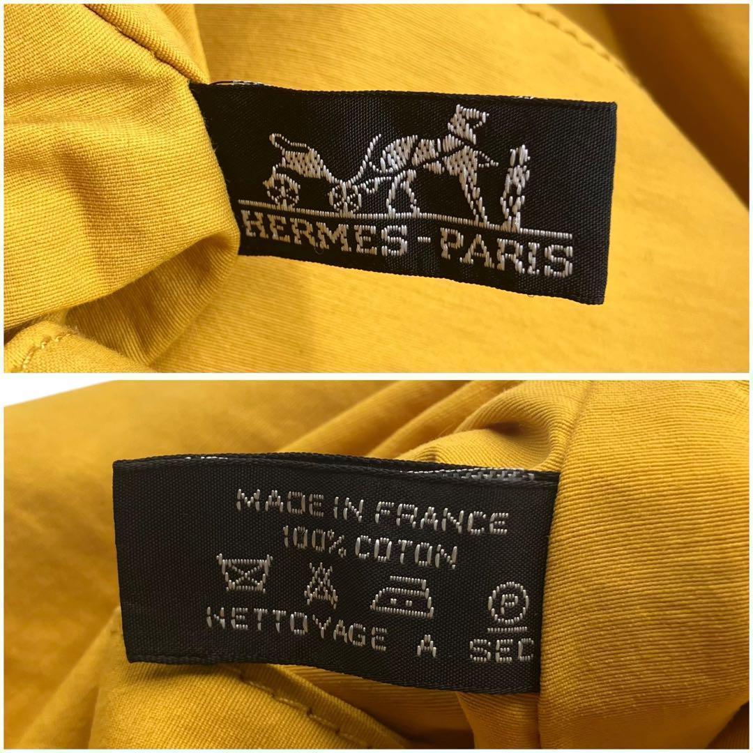 美品✨ エルメス キャンバス ボリードポーチ TGM イエロー