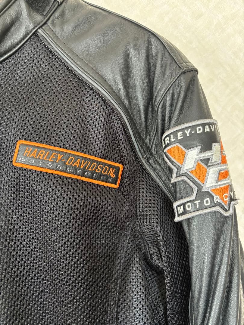 ハーレーダビッドソン　レザージャケット　 2wayタイプ　革ジャン