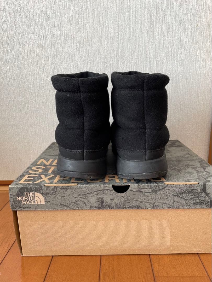 ノースフェイス ブーツ ヌプシ ウール 24cm ブラック 黒 NFW51979
