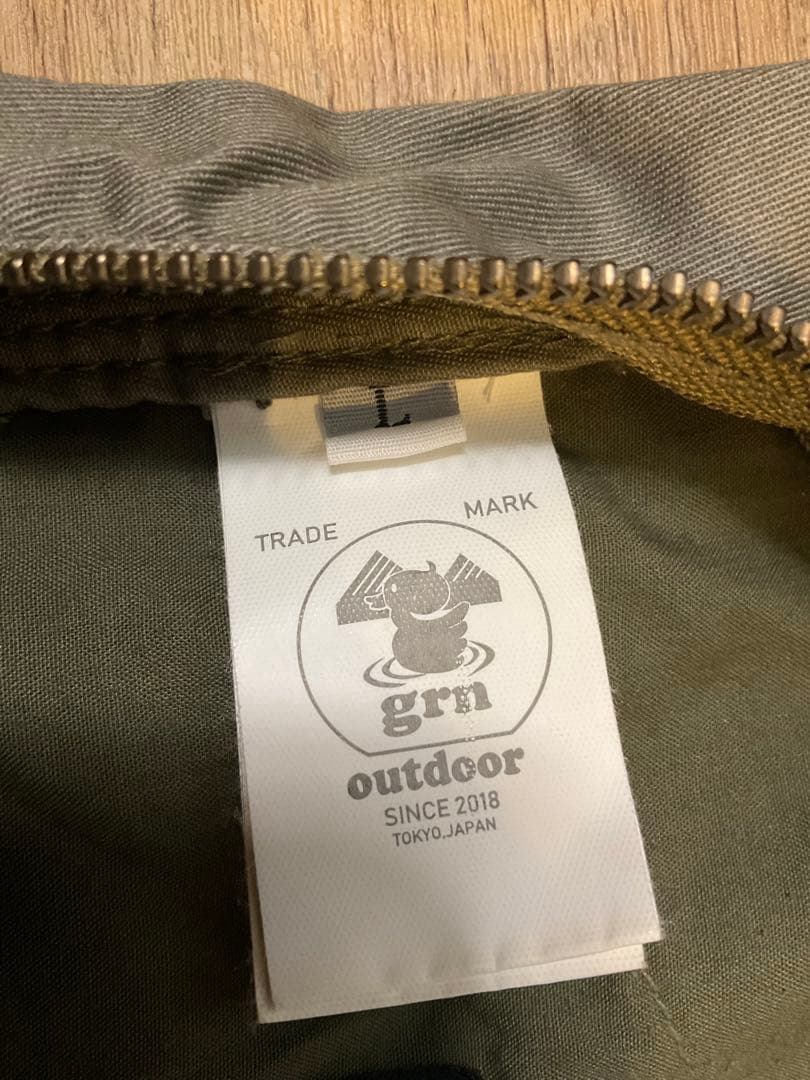 grn outdoor オーバーオール　HIASOBI BIG BEN サイズL
