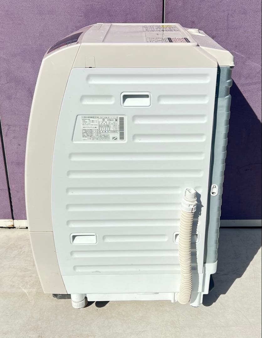 日立電気洗濯乾燥機 組込形BD-SV110AL 2017年