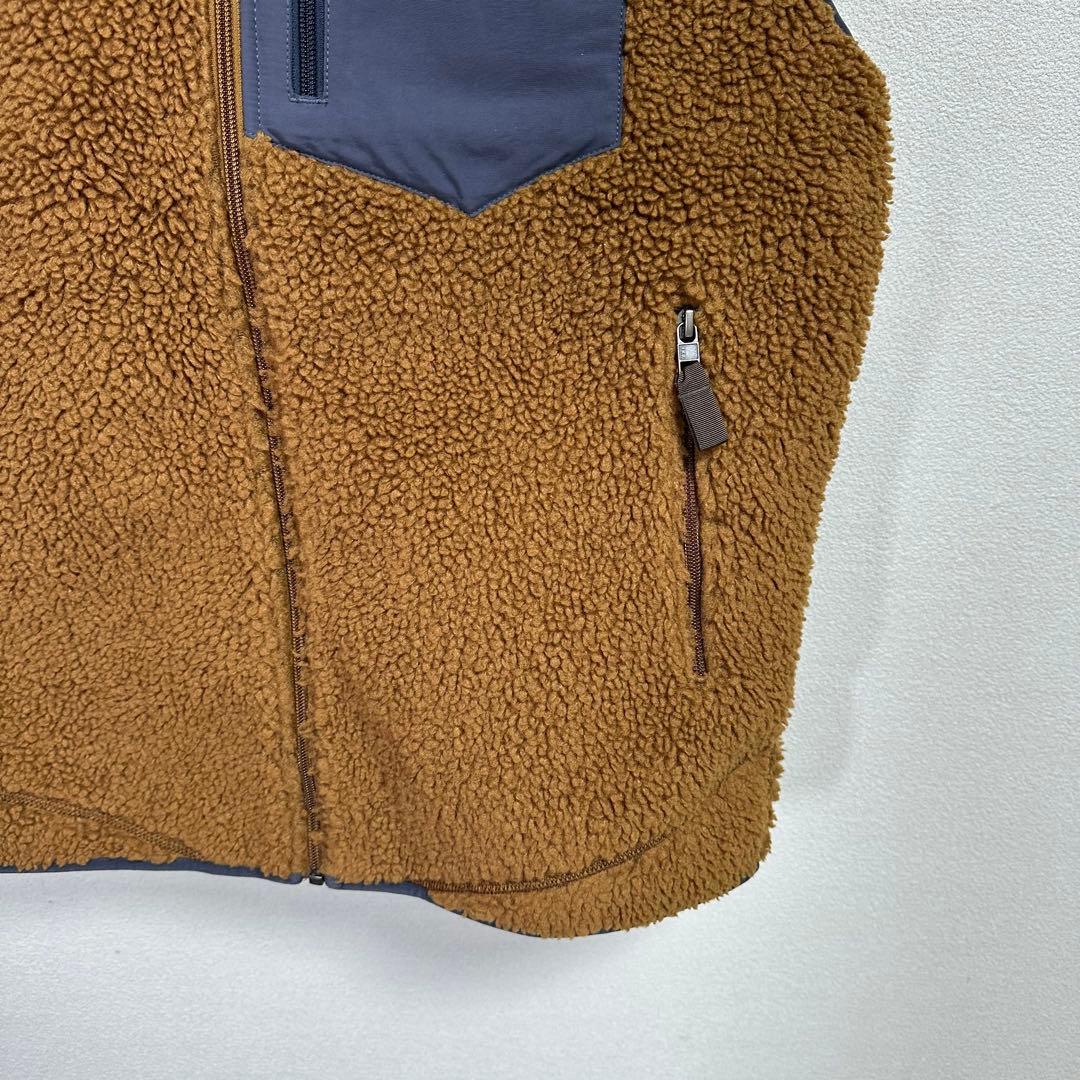 美品 L パタゴニア メンズ クラシック レトロX ベスト ボアフリース 茶