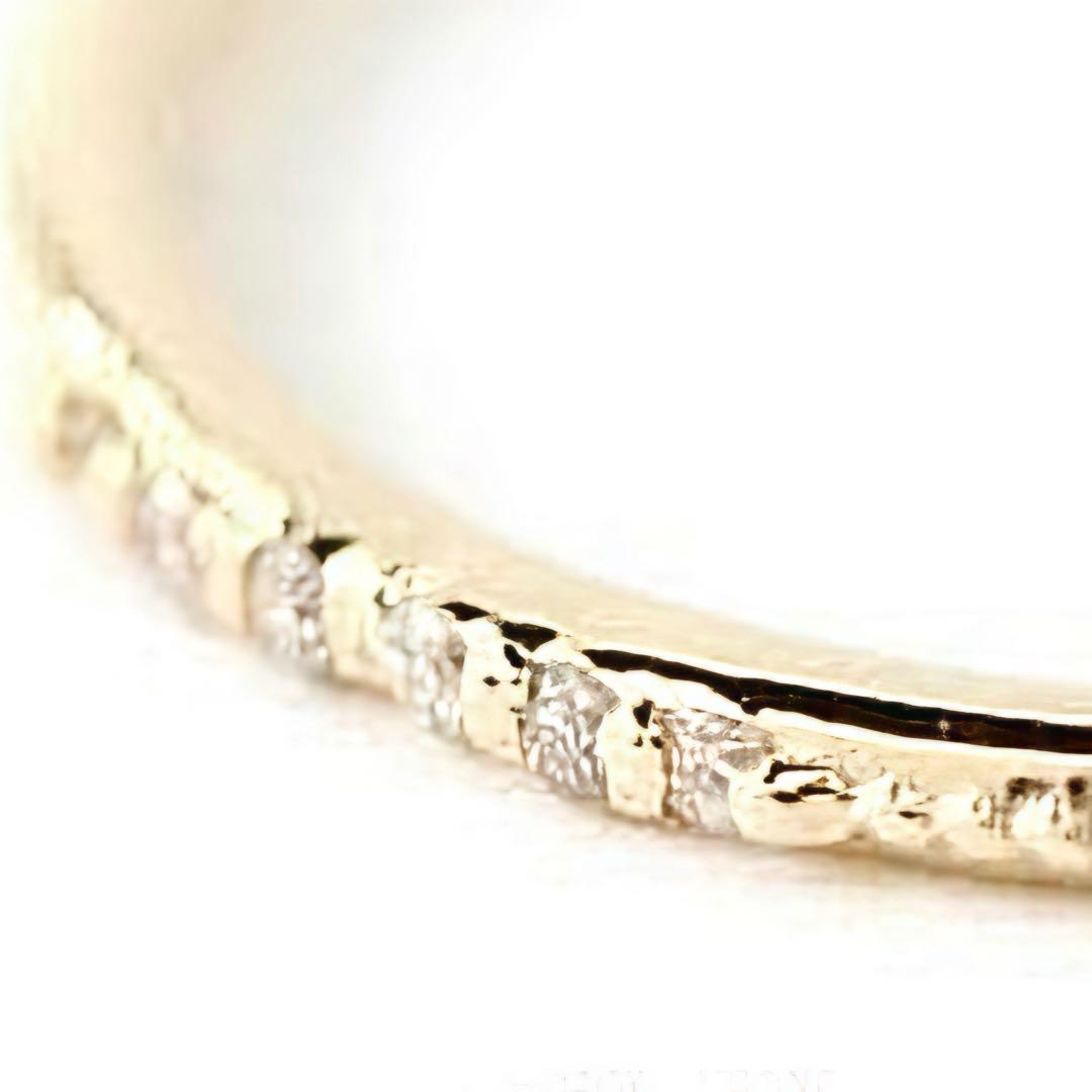 ★miroir 10K 世界最小ダイヤリング　ゴールド　11号