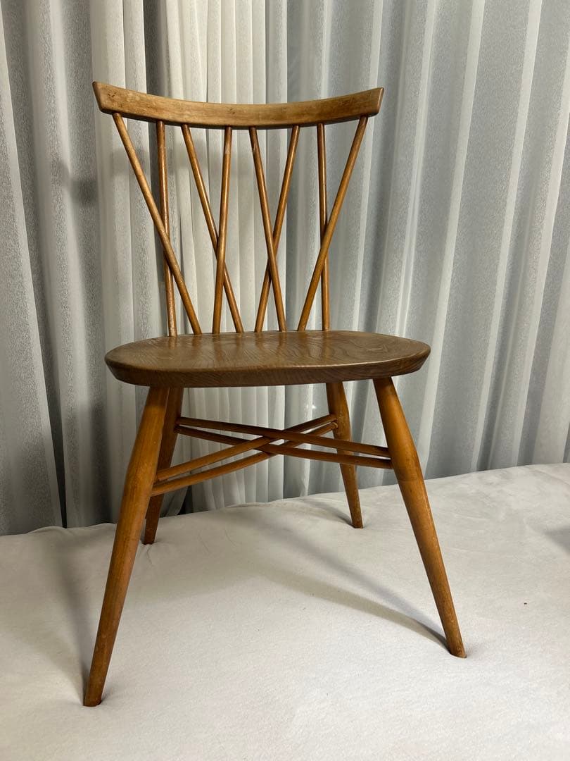 イギリスアーコール社ercolクロスバックチェアミッドセンチュリー アンティーク