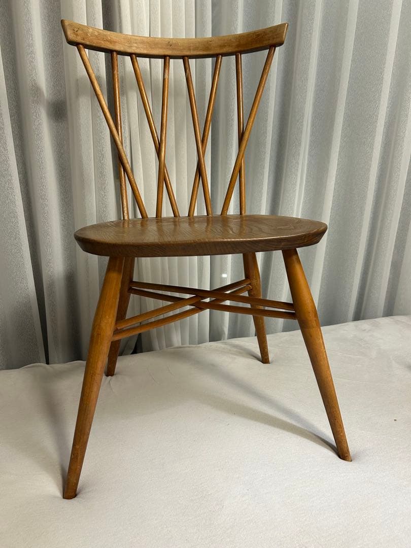 イギリスアーコール社ercolクロスバックチェアミッドセンチュリー アンティーク