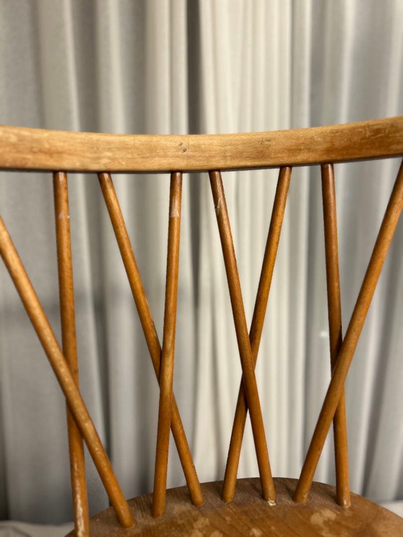 イギリスアーコール社ercolクロスバックチェアミッドセンチュリー アンティーク