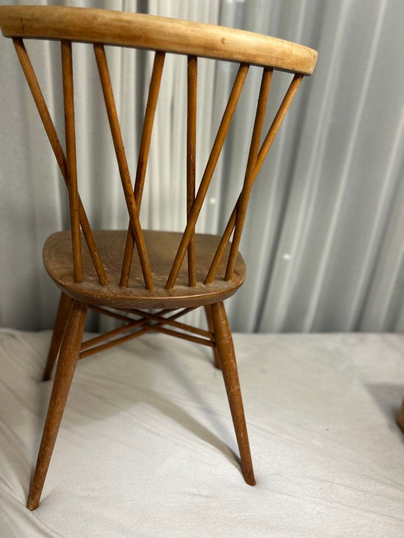 イギリスアーコール社ercolクロスバックチェアミッドセンチュリー アンティーク