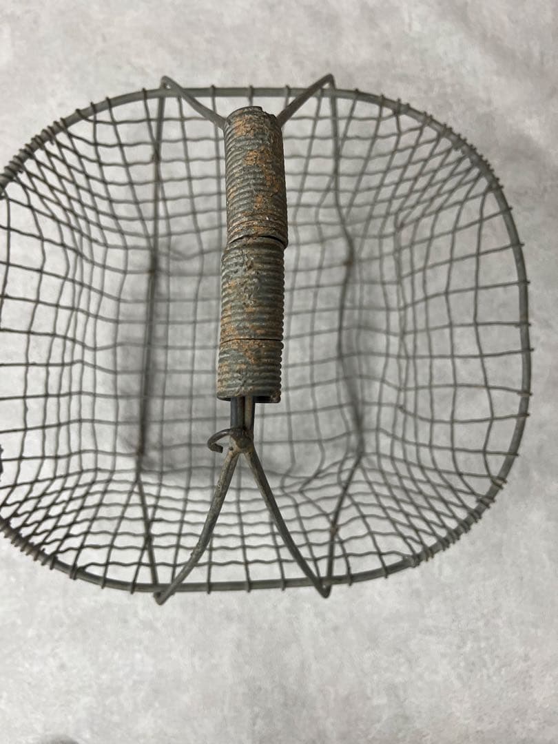 フランスアンティーク 古いアイアンバスケット ジャーナルスタンダードラックス購入