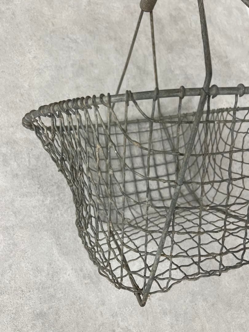 フランスアンティーク 古いアイアンバスケット ジャーナルスタンダードラックス購入