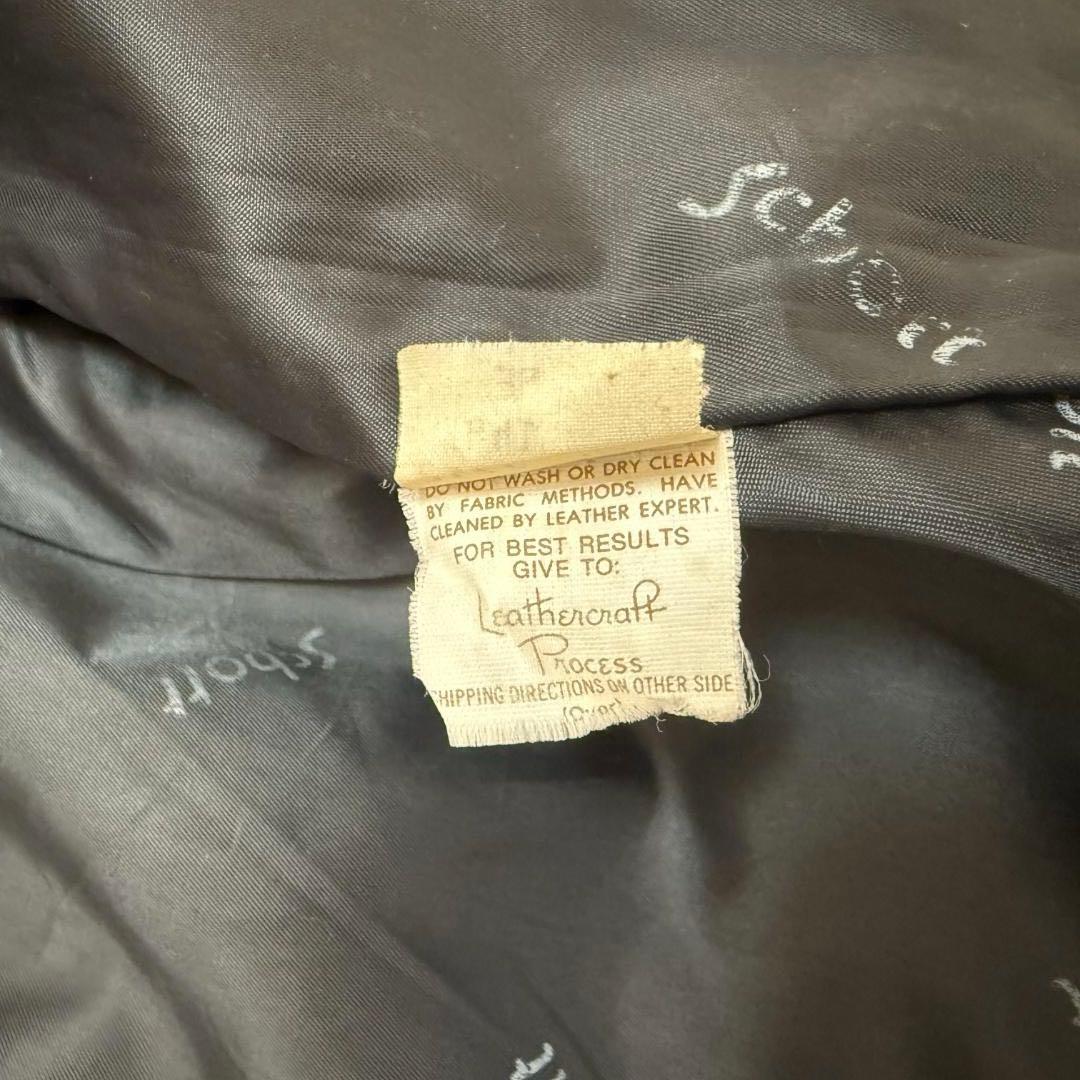 アキラ様⭐️Schott ショット シングル ライダース レザー 641 黒