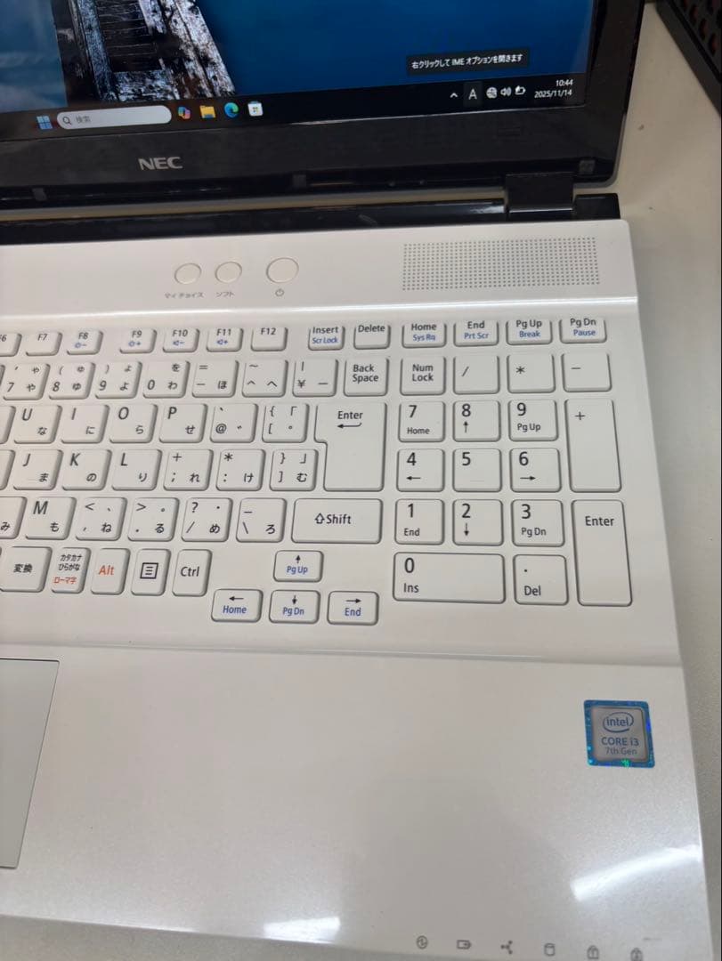 522 美品✨NEC 薄型　ノートPC Windows11 office付き