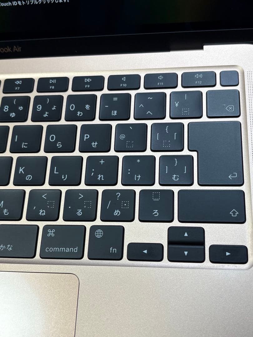 M1 MacBook Air 13インチ JIS配列