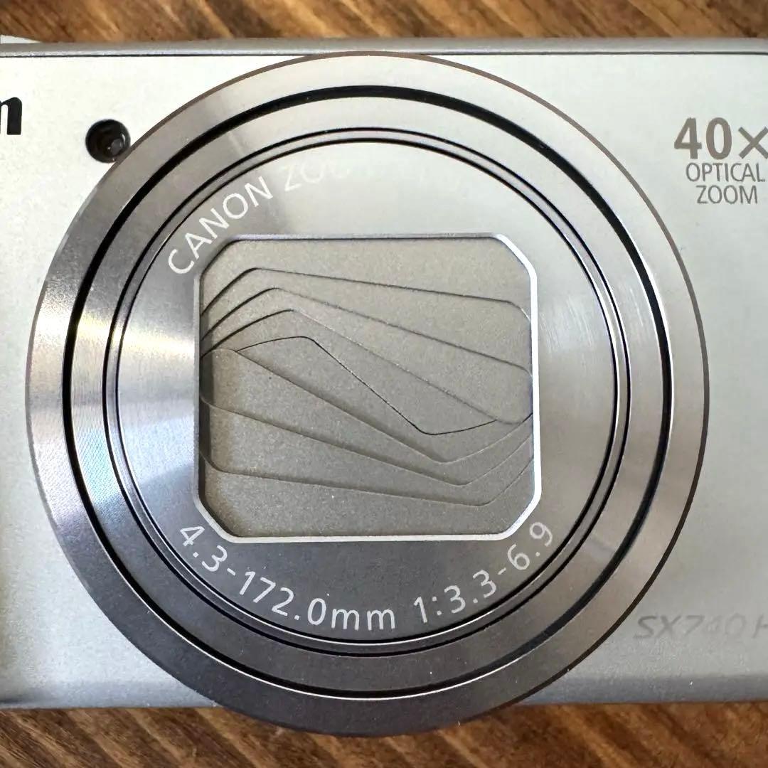 【美品・付属品完備・箱付き】PowerShot SX740 HS シルバー