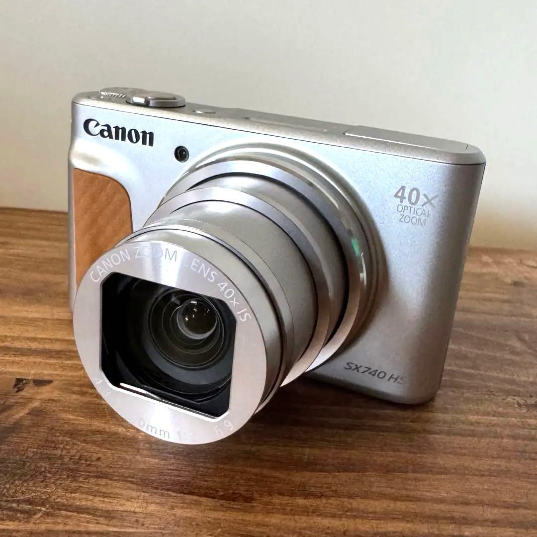 【美品・付属品完備・箱付き】PowerShot SX740 HS シルバー