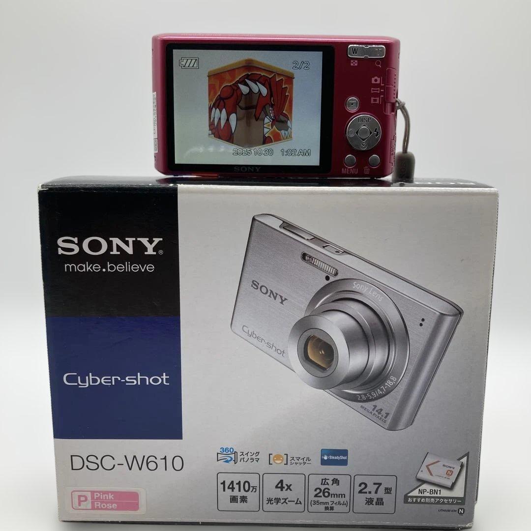 【美品】ソニー CYBER-shot サイバーショットDSC-W610 ピンク