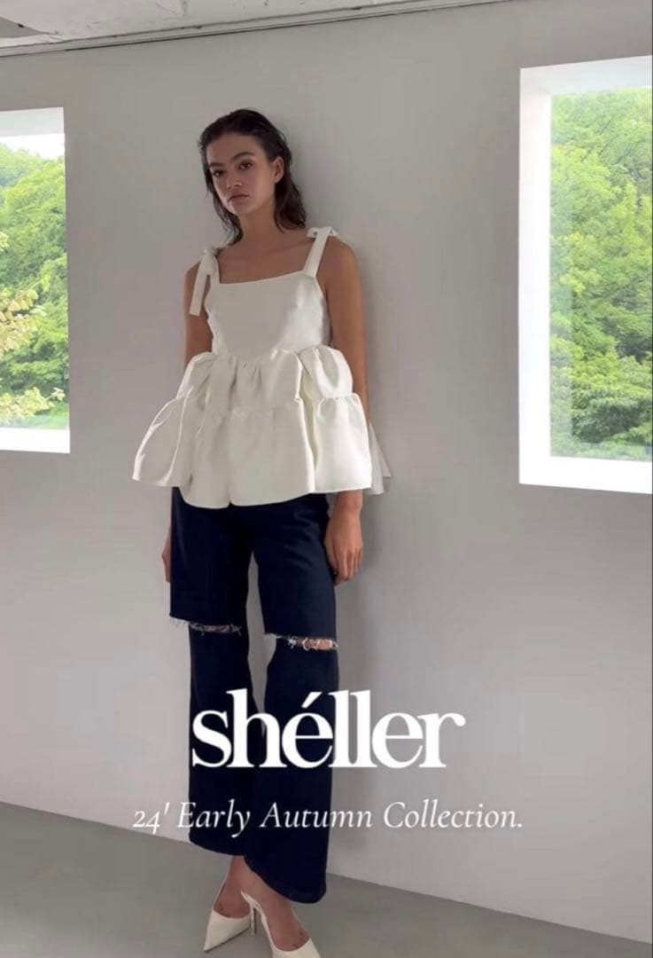 パンツ Sheller OKAYAMA Crash flare denim.