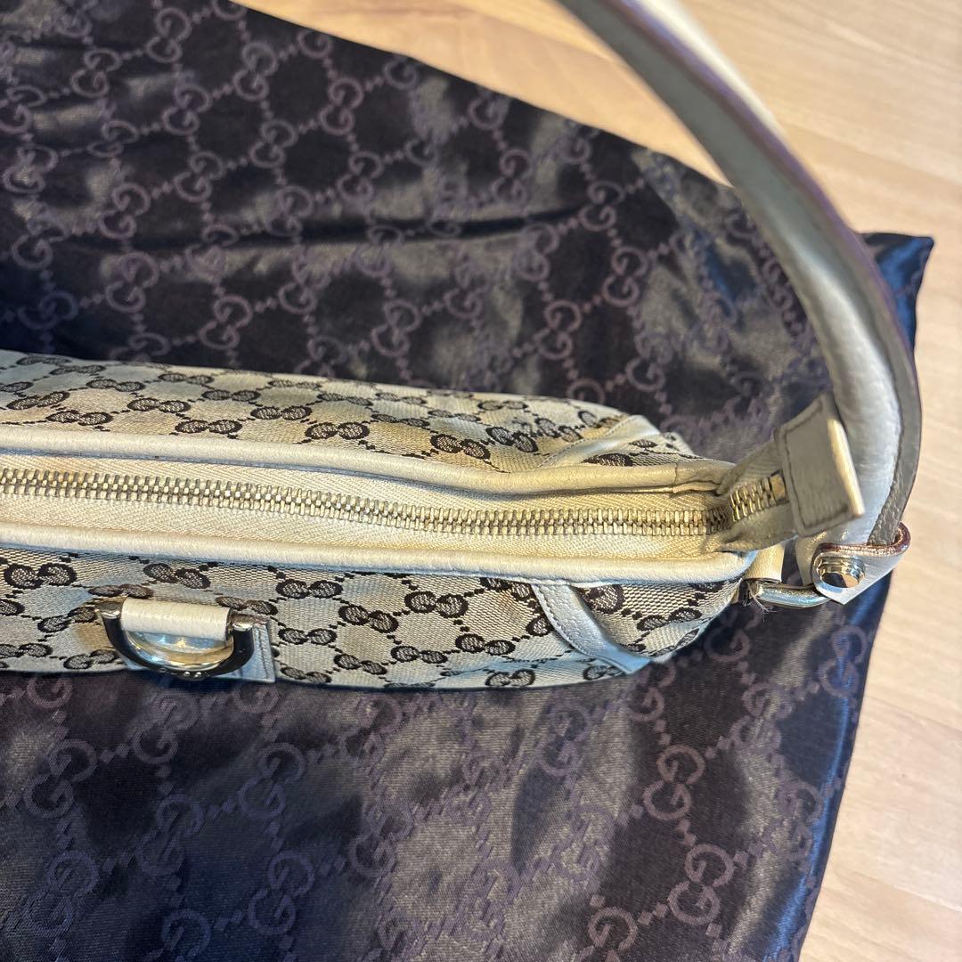 TETSU様　GUCCI アビー ベージュ ホワイト ワンショルダー