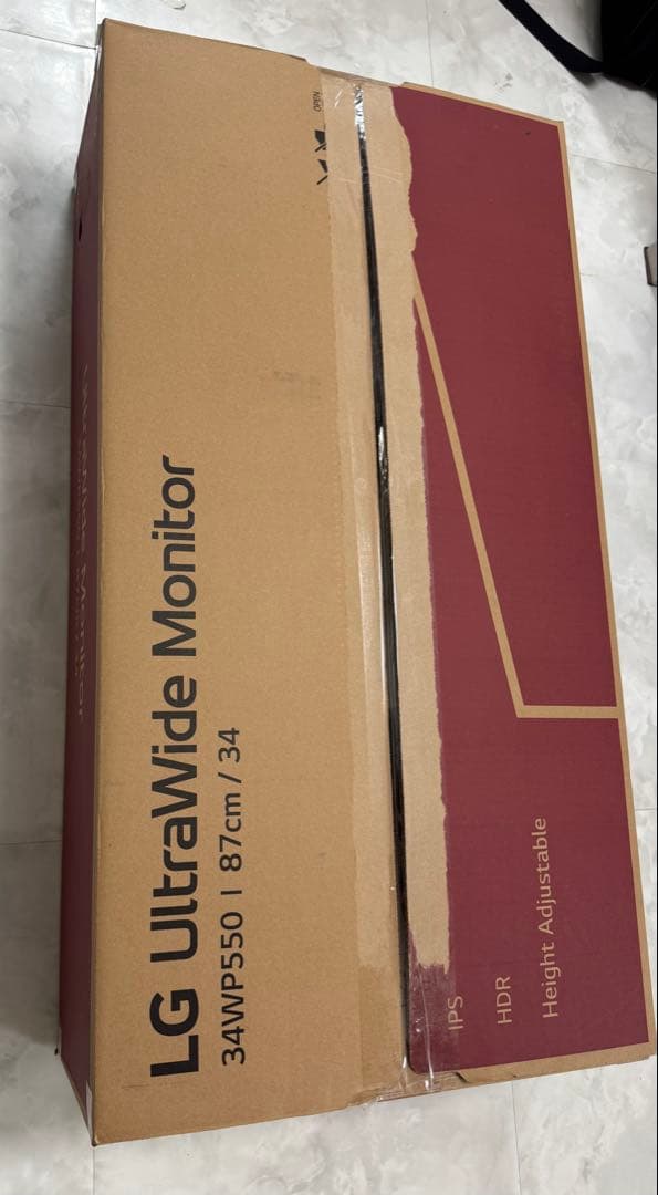 【美品・送料込み】LGディスプレイモニター 34WP550-B