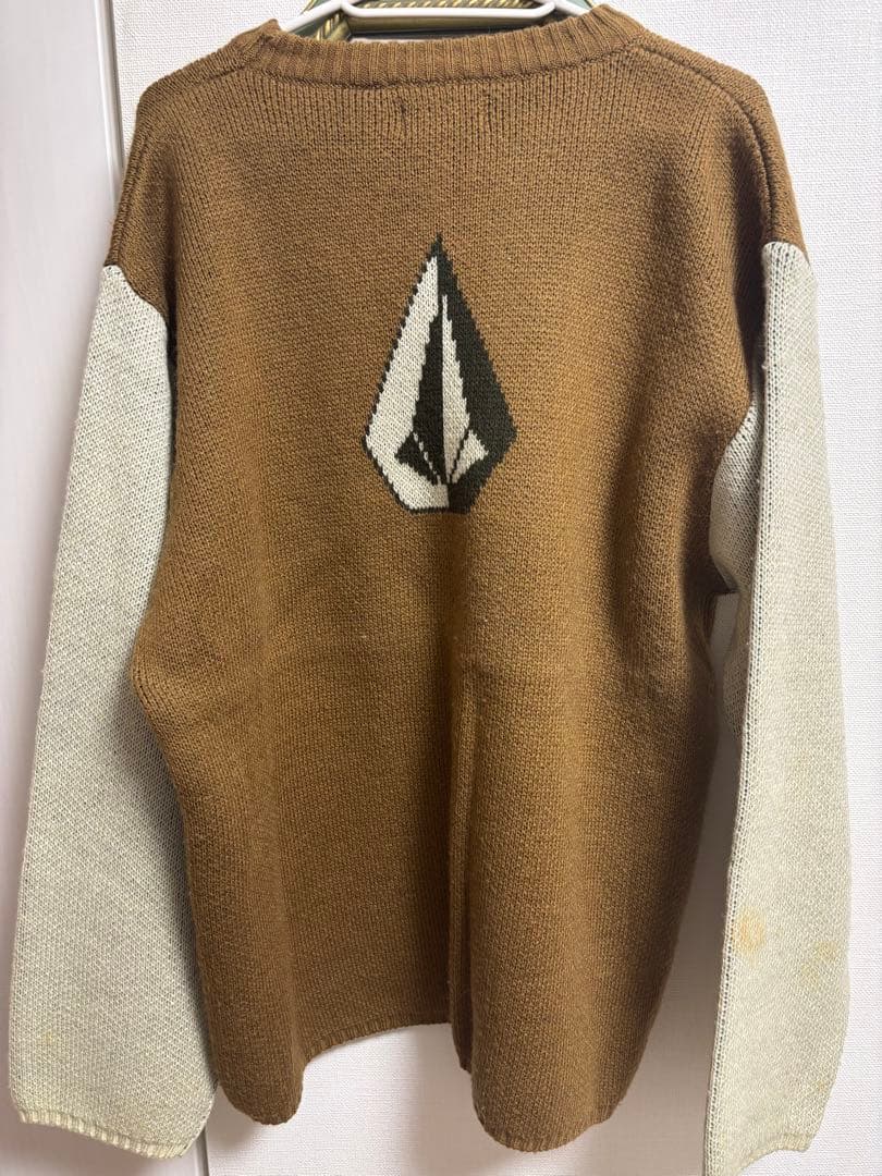Volcom ニットセーター Lサイズ ブラウン