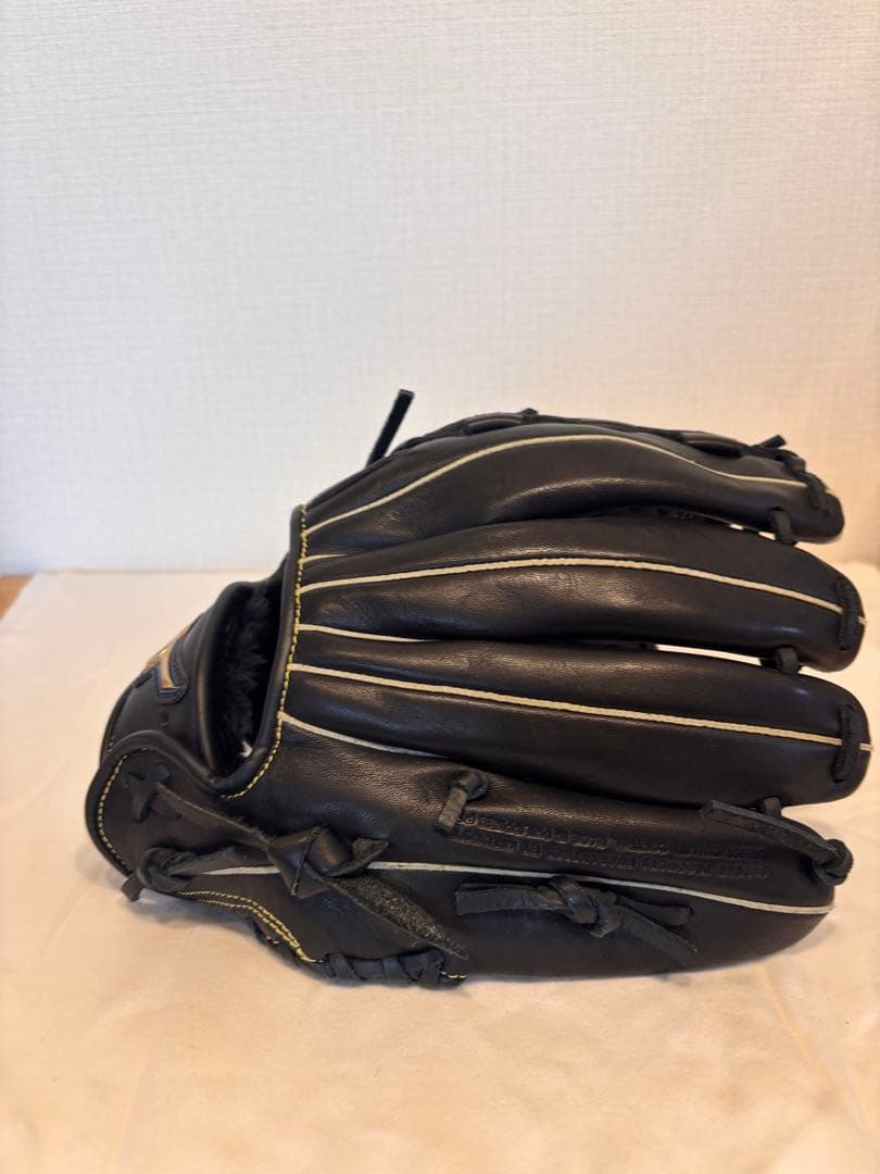 ミズノ 軟式用グローブ　ブラック　左投げ用