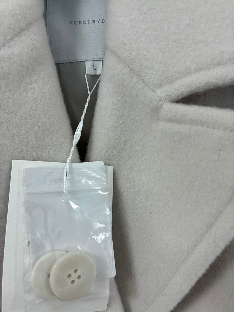 MERCURYDUO アイボリー チェスターコート