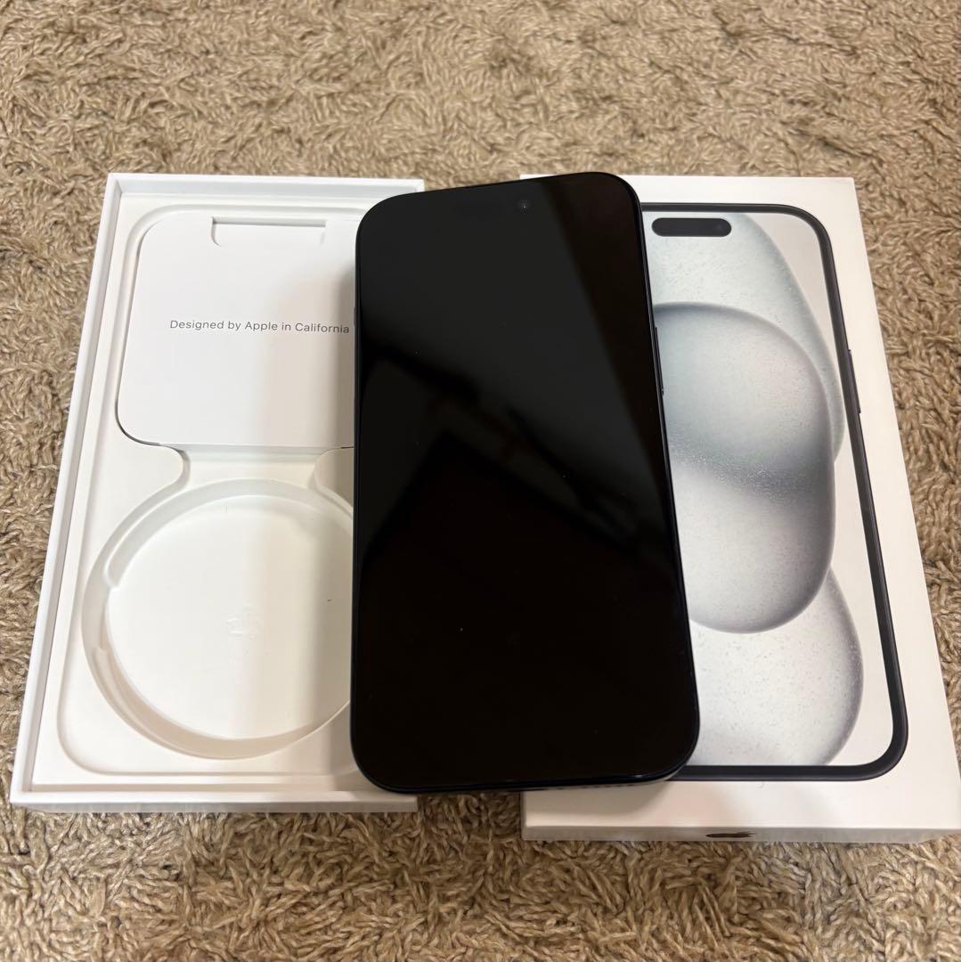 iPhone15NTMH3J/A SIMフリー128GB バッテリー容量100%