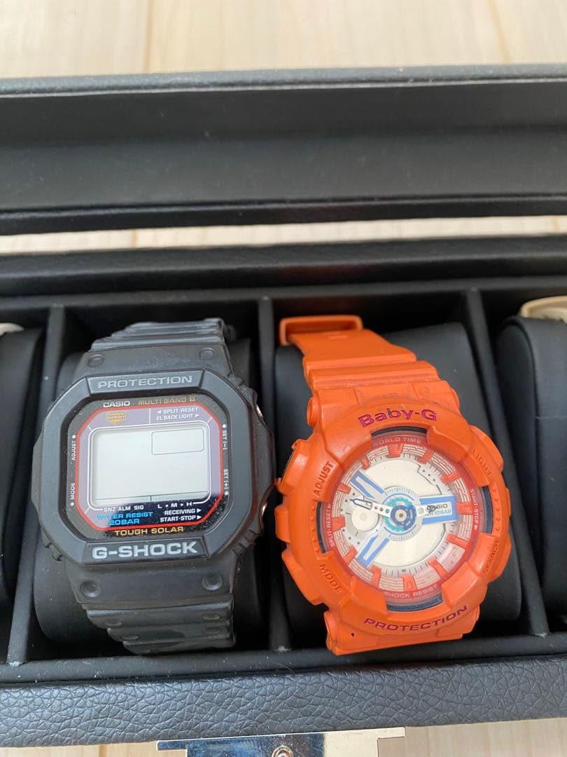 す*可様 【ジャンク品】G-SHOCKなど腕時計5点セット