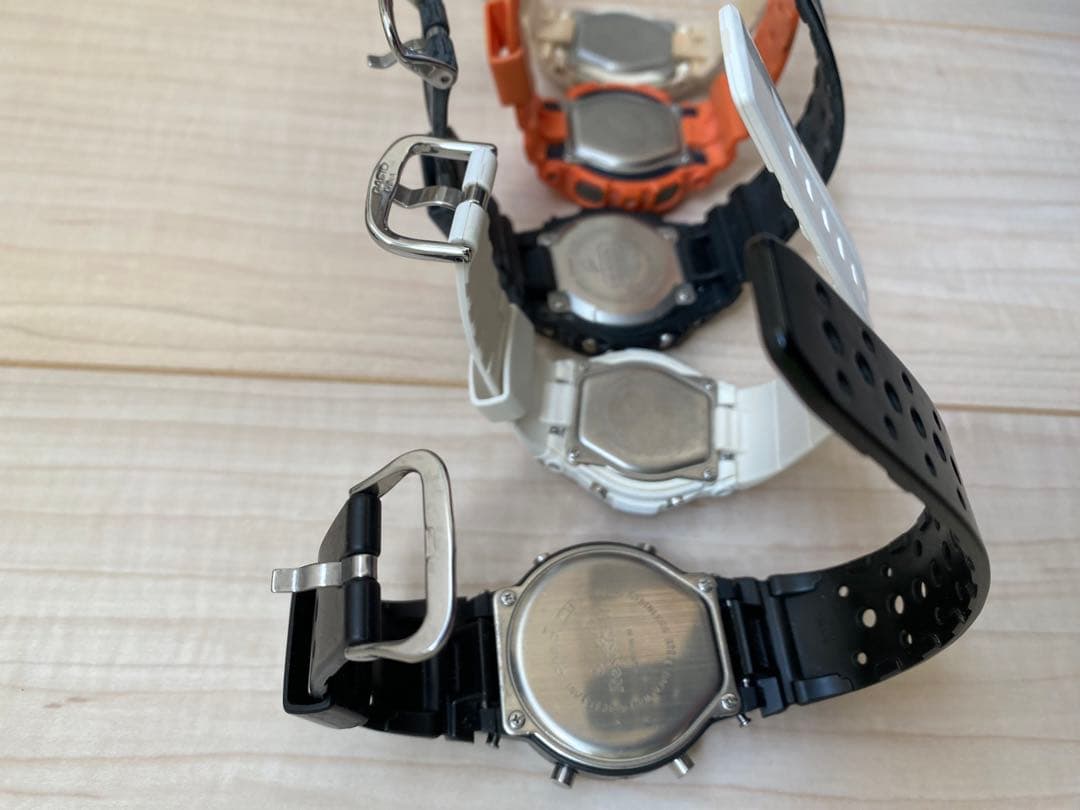 す*可様 【ジャンク品】G-SHOCKなど腕時計5点セット