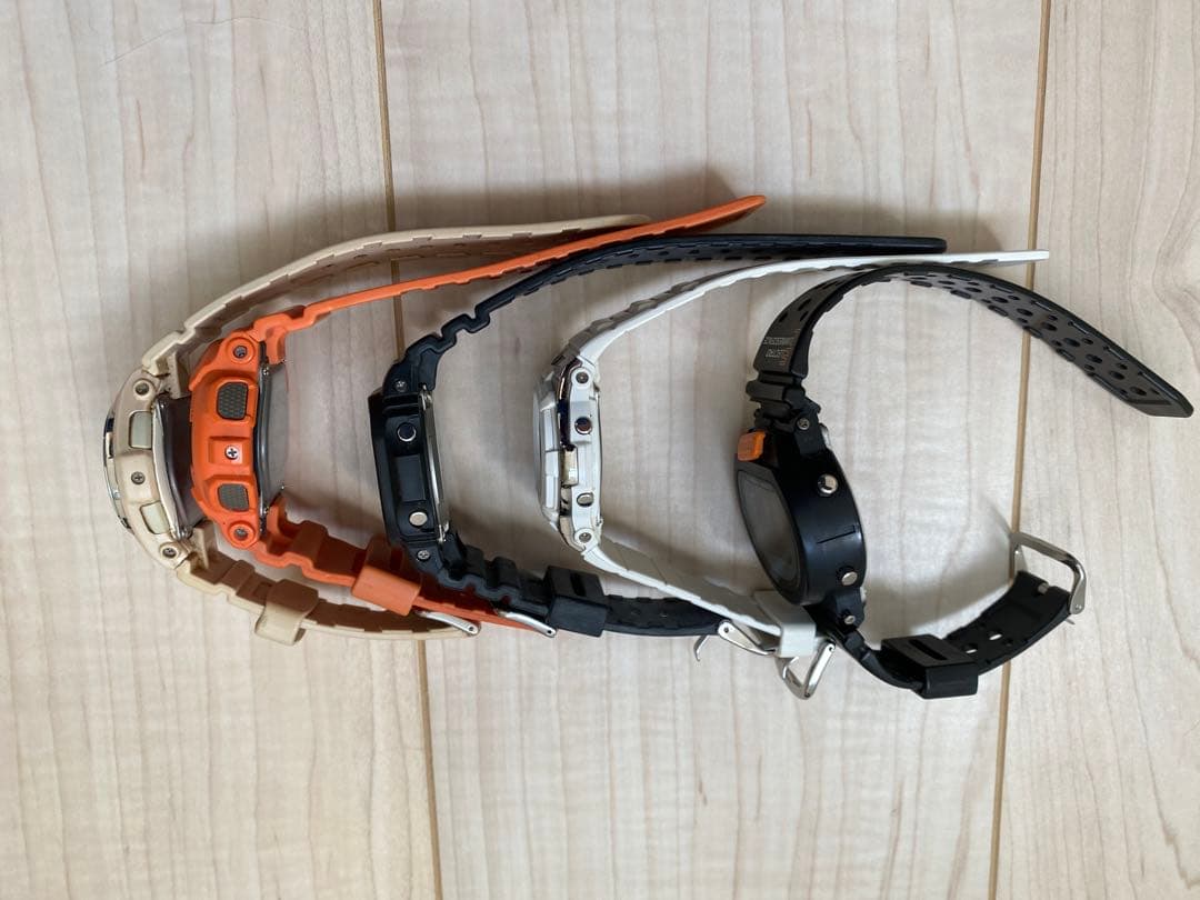 す*可様 【ジャンク品】G-SHOCKなど腕時計5点セット