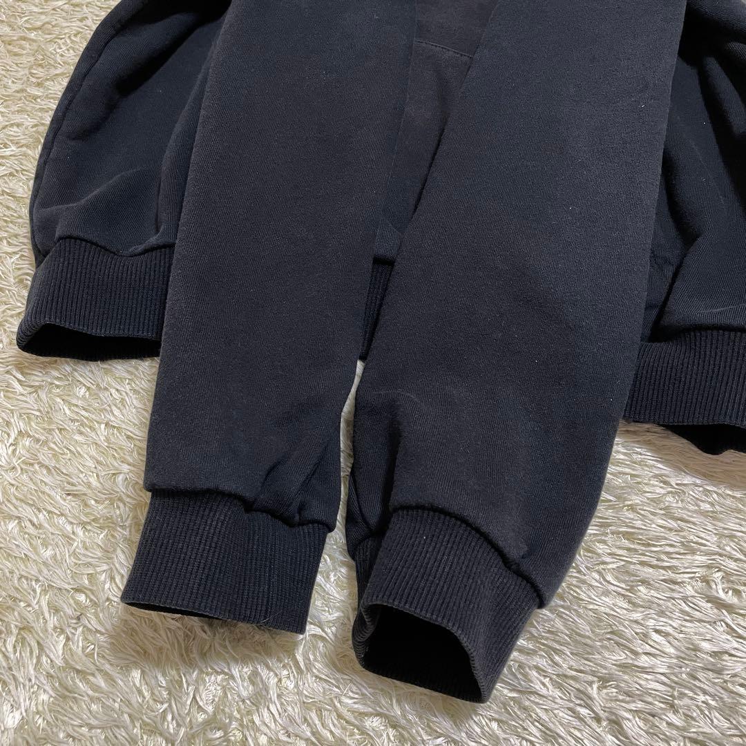 セリーヌ ルーズ フーディー プルオーバー パーカー 紐ロゴ サイズL